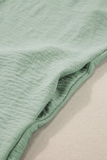 Load image into Gallery viewer, Spinach Green Half Button Collared Loose Romper
