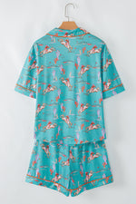 Load image into Gallery viewer, Blossom Cowgirl Country Print Pajamas Set
