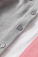 Load image into Gallery viewer, Dusty Pink Color Block/Pure Color Patch Pocket Shirt
