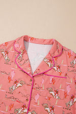 Load image into Gallery viewer, Blossom Cowgirl Country Print Pajamas Set
