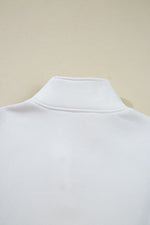 Load image into Gallery viewer, Pink Colorblock Patchwork Half Button Baggy Sweatshirt
