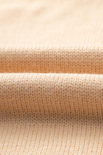 Load image into Gallery viewer, White Color Block Turtle Neck Drop Shoulder Knit Sweater
