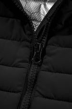 Load image into Gallery viewer, Silvery Plush Collared Quilted Zipped Puffer Vest - Fashion Queen

