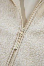 Load image into Gallery viewer, Medium Grey Fleece Zip Up Drawstring Hooded Pocketed Jacket - Fashion Queen
